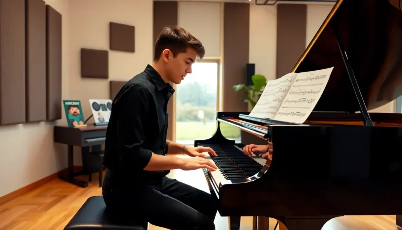 minecraft theme song piano