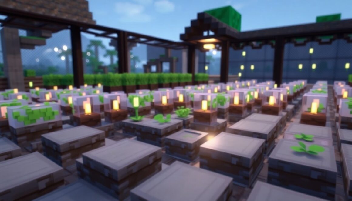 playbattlesquare set up automatic farm minecraft