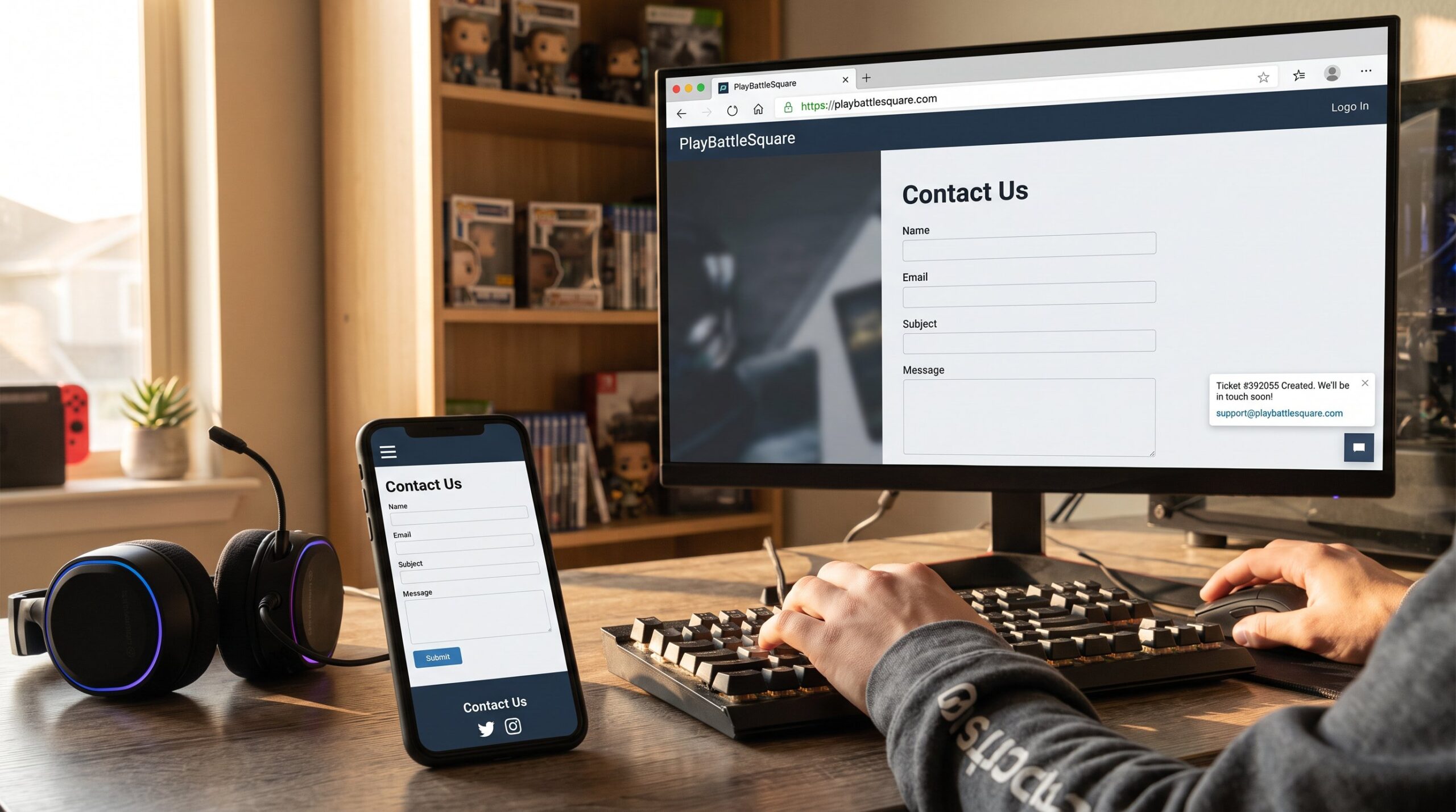 Where to Find the Official PlayBattleSquare Contact Page