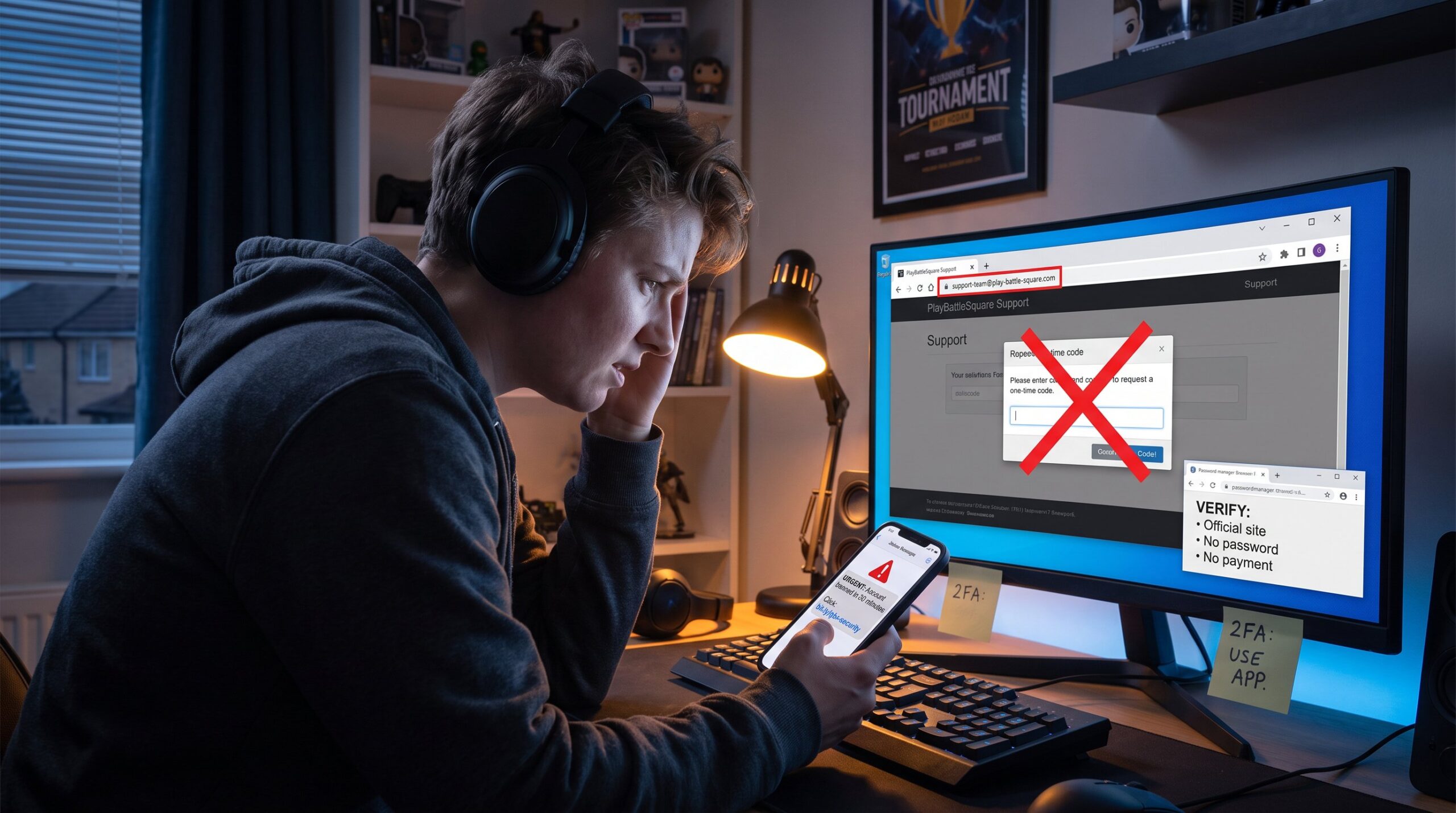 How to Recognize Fake PlayBattleSquare Support Messages